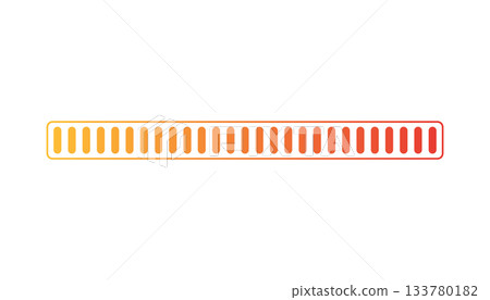 Loading or progress completed percentage bar, loading status bar, download progress icon vector 133780182