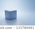 Abstract 3D cube with rounded edges 133780481