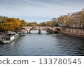 Bridge and quays near the City island in Paris 133780545