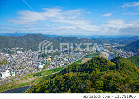 從岐阜城眺望長良川方向的城市景觀 133781960