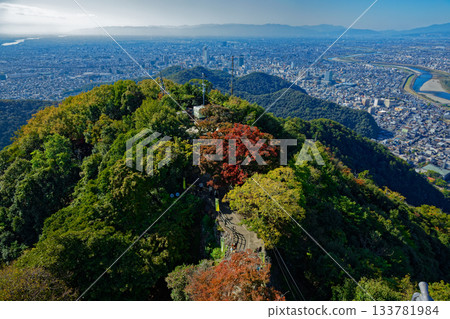 從岐阜城眺望長良川方向的城市景觀 從岐阜城眺望長良川方向的城市景觀 133781984