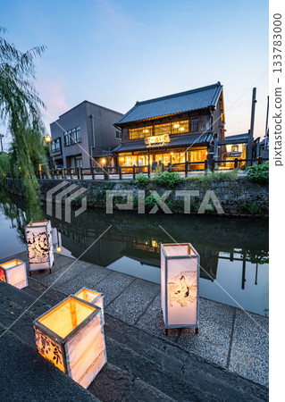 黃昏時的佐原鎮景 133783000