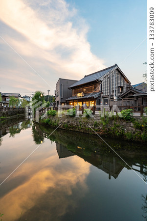 Sawara townscape at dusk Sawara townscape at dusk 133783009