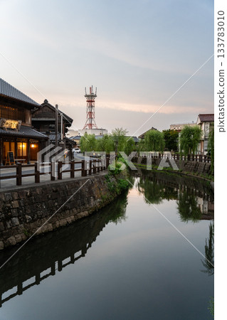 Sawara townscape at dusk Sawara townscape at dusk 133783010