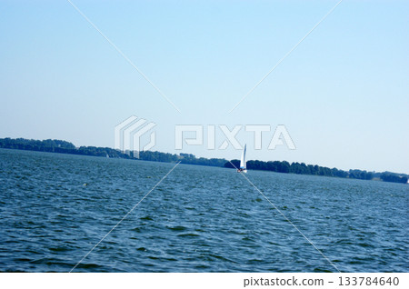 sailboat boat floats on the lake sailboat boat floats on the lake 133784640