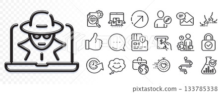 Card, Update time and Seo stats line icons for web app. Glare of light effect. Message icon. Pack of Like, Atm service, Security lock pictogram icons. Fraud, Edit user, Talk signs. Vector Card, Update time and Seo stats line icons for web app. Glare of light effect. Message icon. Pack of Like, Atm service, Security lock pictogram icons. Fraud, Edit user, Talk signs. Vector 133785338