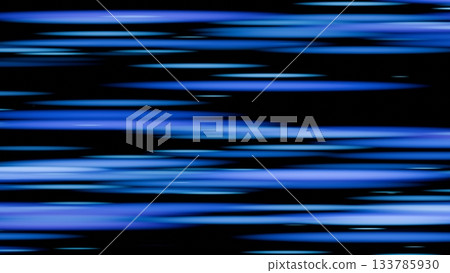 An illustration of the effect of horizontal lines of light expressing a sense of speed. A fantastic and stylish card design 133785930