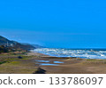 Blue sky and sea at the coast 133786097