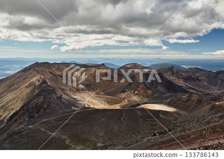 Tongariror National Park amazing landscape scenery 133786143