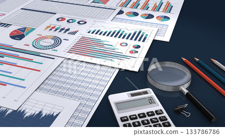 Printed business documents and business items 133786786