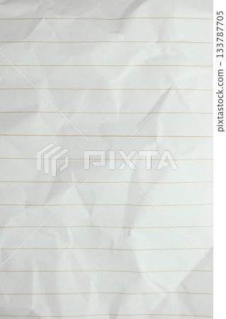 crumpled line paper texture background, blank sheet notebook crumpled line paper texture background, blank sheet notebook 133787705