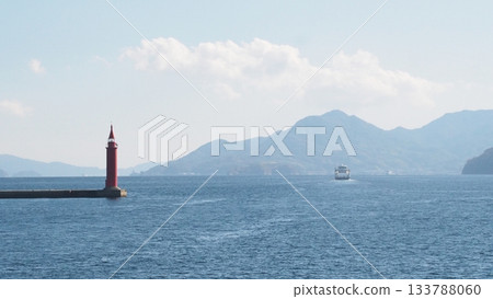 Set off on a ferry trip to the clear Seto Inland Sea! Set off on a ferry trip to the clear Seto Inland Sea! 133788060