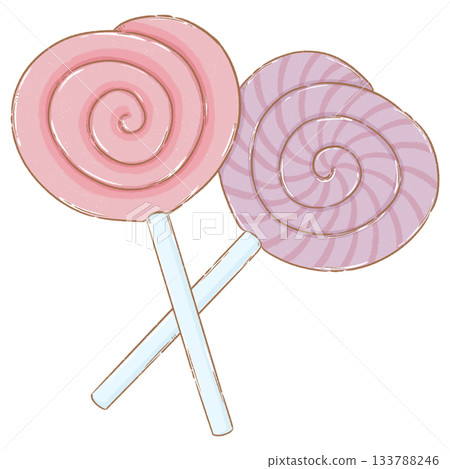 Heart lollipops Heart lollipops 133788246