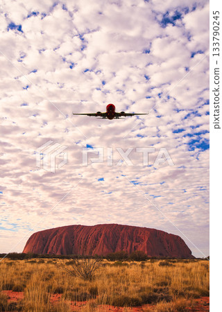 Spectacular views of Uluru, a World Heritage Site in Australia Spectacular views of Uluru, a World Heritage Site in Australia 133790245