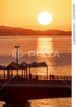 Sunset of Lake Shinji Sunset of Lake Shinji 133790705