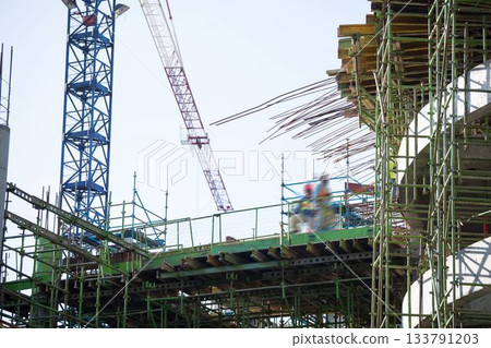 Work in progress in the city 133791203