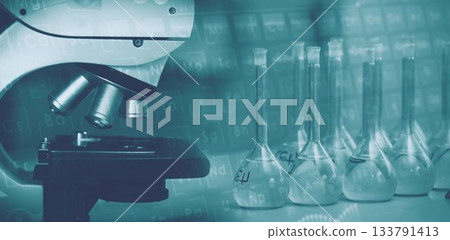 Microscope in laboratory Microscope in laboratory 133791413