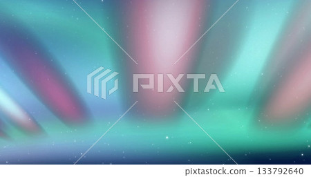 Neon spiral image with glowing lines over starry night sky background Neon spiral image with glowing lines over starry night sky background 133792640