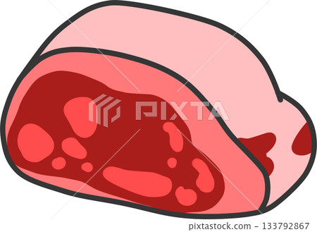 簡單新鮮的肉塊 簡單新鮮的肉塊 133792867