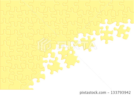 Jigsaw Puzzle Frame - Yellow Jigsaw Puzzle Frame - Yellow 133793942
