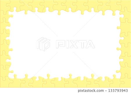 Jigsaw Puzzle Frame - Yellow Jigsaw Puzzle Frame - Yellow 133793943