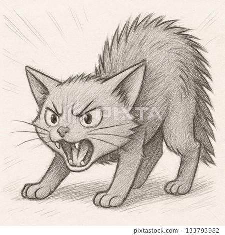 Menacing cat Menacing cat 133793982