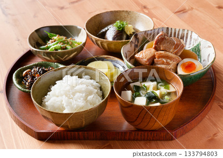 Kakuni set meal Kakuni set meal 133794803
