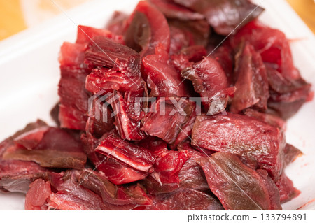 Image of packed bigeye tuna 133794891