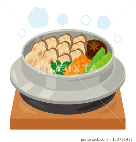 蠔鍋插圖 蠔鍋插圖 133795455