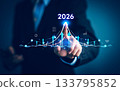 Driving Business Growth in 2026 Strategies for Success Corporate Environment Data-Driven Insights Professional Viewpoint 133795852