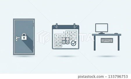 Holiday office closures and vacation planning 133796753