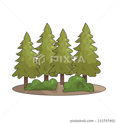 illustration of Forest 133797402