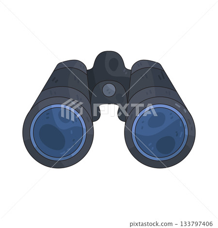 illustration of Binoculars 133797406