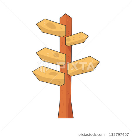 illustration of Signpost 133797407