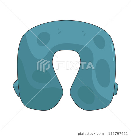 illustration of Travel Pillow illustration of Travel Pillow 133797421