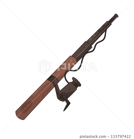 illustration of Fishing Rod illustration of Fishing Rod 133797422
