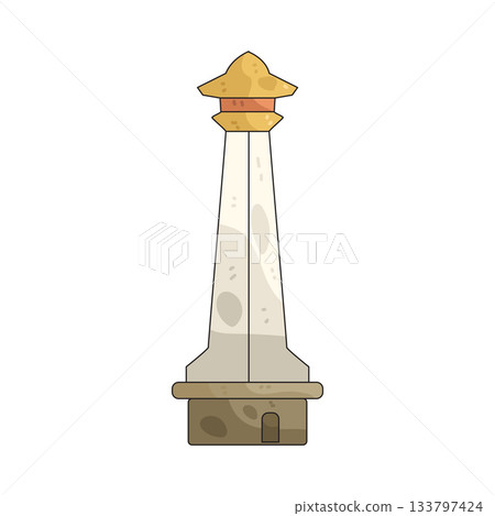 illustration of Indonesia National Monument 133797424
