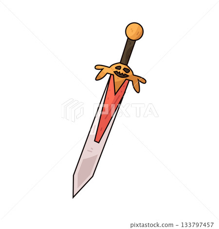 illustration of Sword illustration of Sword 133797457