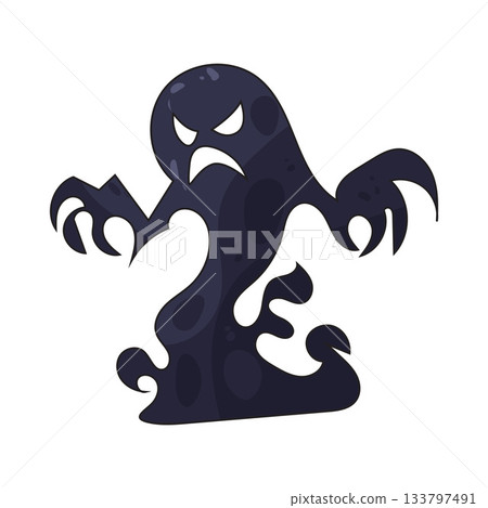 illustration of Ghostly Figure 133797491