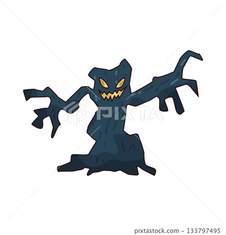 illustration of Spooky Tree illustration of Spooky Tree 133797495