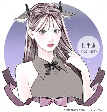 Taurus_Japanese name x background available 133797570