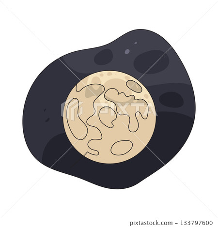 illustration of Moon 133797600