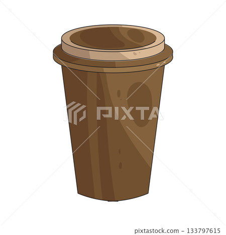 illustration of Coffee Cup illustration of Coffee Cup 133797615