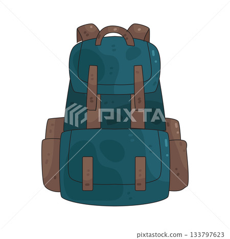 illustration of Backpack 133797623