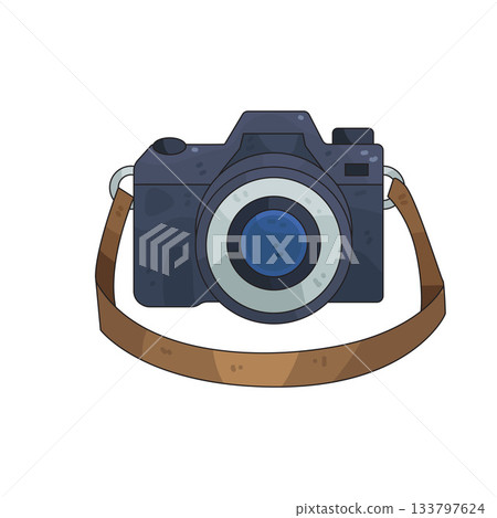 illustration of Travel Camera 133797624