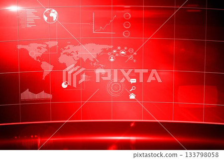 Futuristic technology interface 133798058