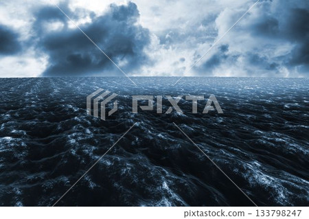 Seascape against cloudy sky Seascape against cloudy sky 133798247