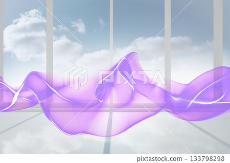 Abstract pattern in purple 133798298