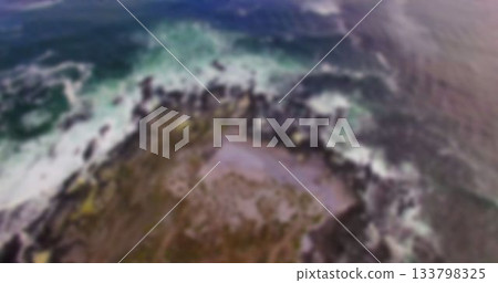 Aerial view of blue ocean Aerial view of blue ocean 133798325