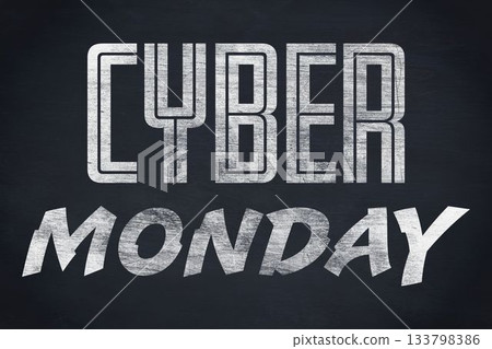 Close-up of Cyber Monday sale sign Close-up of Cyber Monday sale sign 133798386